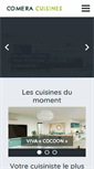 Mobile Screenshot of comera-cuisines.fr