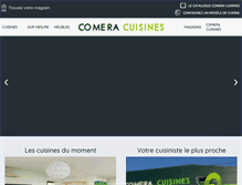 Tablet Screenshot of comera-cuisines.fr